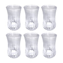 Lead Free Glass Tea Cup Set/6 Pcs 6.3*9.5 cm