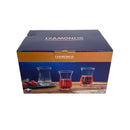 Lead Free Glass Tea Cup Set/6 Pcs 6.2*9.5 cm