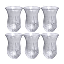 Lead Free Glass Tea Cup Set/6 Pcs 6.2*9.5 cm