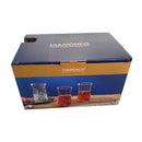 Lead Free Glass Tea Cup Set/6 Pcs 5.9*9.5 cm