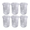 Lead Free Glass Tea Cup Set/6 Pcs 5.9*9.5 cm