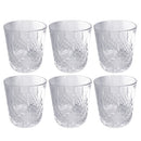 Lead Free Glass Tumblers Set/6 Pcs 4.3*6 cm