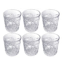 Lead Free Glass Tumblers Set/6 Pcs 310 ml