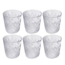 Lead Free Glass Tumblers Set/6 Pcs 310 ml