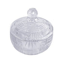 Crystal Glass Sugar Bowl Candy Jar 14.5*12 cm