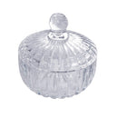 Crystal Glass Sugar Bowl Candy Jar 14.5*12 cm