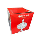 Crystal Glass Footed Sugar Bowl Candy Jar 16*25 cm