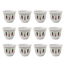Ceramic Coffee Cup Cawa Set/12 Pcs 6.5*5 cm