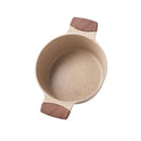 Beige Marble Non Stick Shallow Pot Casserole 30cm
