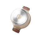 Beige Marble Non Stick Shallow Pot Casserole 30cm
