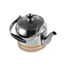 Stainless Steel Stovetop Tea Pot Kettle Set/2 Pcs 1.5L+2.8L