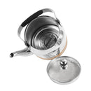 Stainless Steel Stovetop Tea Pot Kettle Set/2 Pcs 1.5L+2.8L