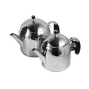 Stainless Steel Stovetop Tea Pot Kettle Set/2 Pcs 1.4L+2.2L