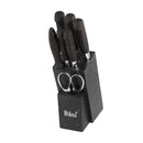 Stainless Steel Kitchen Knife Set of 7 Pcs 6.5/8/8/5/3.5''
