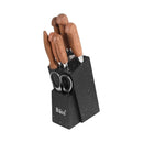 Stainless Steel Kitchen Knife Set of 7 Pcs 6.5/8/8/5/3.5''