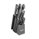 Stainless Steel Kitchen Knife Set of 7 Pcs 6.5/8/8/5/3.5''