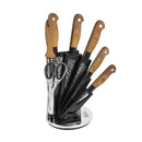 Stainless Steel Kitchen Knife Set of 7 Pcs 6.5/8/8/5/3.5''