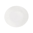 White Ceramic Serving Plate 8.5''
