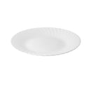 White Ceramic Serving Plate 9.5''