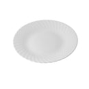 White Ceramic Serving Plate 9.5''