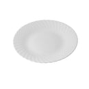 White Ceramic Dinner Plate 10.5''