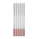 BBQ Accessories Metal Flat BBQ Skewers Pack/6 Pcs