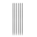 BBQ Accessories Metal Flat BBQ Skewers Pack/6 Pcs