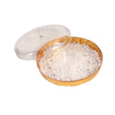 Crystal Glass Candy Jar with Lid 25.8*25.8*10.5 cm