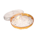 Crystal Glass Candy Jar with Lid 30.8*30.8*12 cm