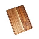 Rectangular Wooden Cake Stand with Acrylic Dome Lid 36.3*26.3*14.8 cm