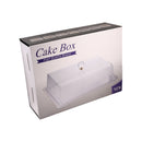 Rectangular Wooden Cake Stand with Acrylic Dome Lid 41.8*30*14.8 cm