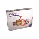Rectangular Wooden Cake Stand with Acrylic Dome Lid 41.5*30.8*15 cm