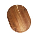 Rectangular Wooden Cake Stand with Acrylic Dome Lid 41.5*30.8*15 cm