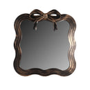 Decorative Glass Rectangular Ribbon Wall Mirror 46*49*.5 cm