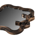 Decorative Glass Rectangular Ribbon Wall Mirror 46*49*.5 cm