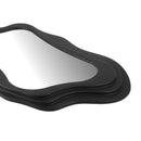 Decorative Glass Abstract Wall Mirror 74*40 cm