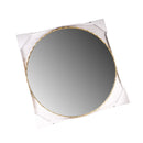 Decorative Glass Round Wall Mirror 71 cm