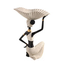 Beige Sculpture Statue Resin Lady 22*32cm