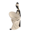 Beige Sculpture Statue Resin Lady 16*29cm