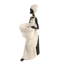 Beige Sculpture Statue Resin Lady 30*8cm