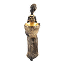 Gold Sculpture Statue Resin Lady 30*8cm