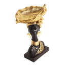 Gold Sculpture Statue Resin Lady 20*22cm