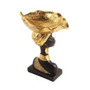 Gold Sculpture Statue Resin Lady 20*22cm