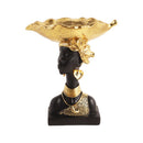Gold Sculpture Statue Resin Lady 20*22cm