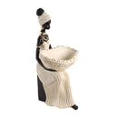 Beige Sculpture Statue Resin Lady 16*29cm