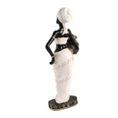Beige Sculpture Statue Resin Lady 30 cm