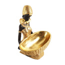 Gold Sculpture Statue Resin Lady 16*22cm