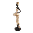 Gold Sculpture Statue Resin Lady 28 cm