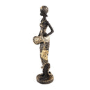 Black Sculpture Statue Resin Lady 28 cm