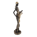 Black Sculpture Statue Resin Lady 28 cm
